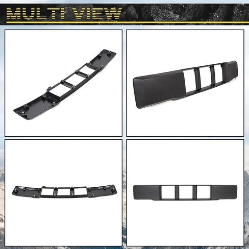 KUAFU Front Bumper Lower Grille Trim Panel Compatible with 2015 2016 2017 Ford F-150 F150 FL3Z17E810CA FO1044110 Bumper Lower Grill Trim Panel Black in Saudi Arabia