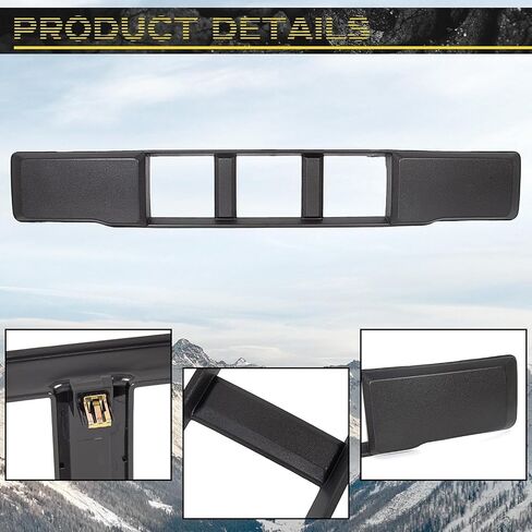 KUAFU Front Bumper Lower Grille Trim Panel Compatible with 2015 2016 2017 Ford F-150 F150 FL3Z17E810CA FO1044110 Bumper Lower Grill Trim Panel Black in Saudi Arabia