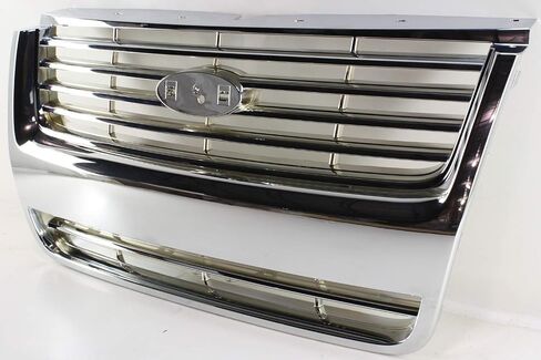 مجموعة مصبغة Garage-Pro متوافقة مع 2006-2008 Ford Explorer Chrome Shell وإدراجها مع توفير الشعار in Saudi Arabia