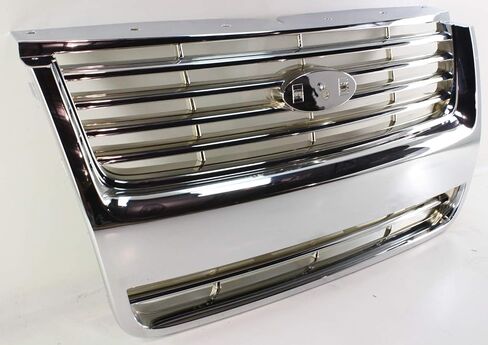 مجموعة مصبغة Garage-Pro متوافقة مع 2006-2008 Ford Explorer Chrome Shell وإدراجها مع توفير الشعار in Saudi Arabia