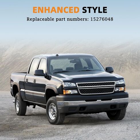 مجموعة الشبكة الأمامية Karpal متوافقة مع استبدال Chevy Silverado 2500HD 3500HD Chrome لـ 84107004 in Saudi Arabia