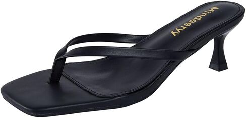 Thong Sandals Histten Heels Square Flip Flops Flops على الكعب للنساء الصنادل كعب الكعب المنخفض 2.4 بوصة للصيف in Kuwait