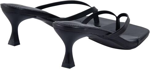 Thong Sandals Histten Heels Square Flip Flops Flops على الكعب للنساء الصنادل كعب الكعب المنخفض 2.4 بوصة للصيف in Kuwait
