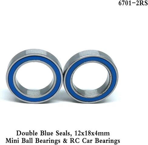 1pcs 6x13x5 mm 686rs ABEC3 Miniature 686-2rs ball تحمل اللون الأزرق MR686 2RS المحمل 6 * 13 * 5 (MR63-2RS 3x6x2.5mm) in Kuwait