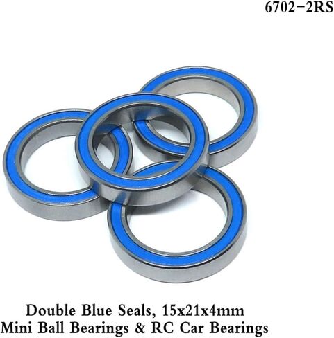 1pcs 6x13x5 mm 686rs ABEC3 Miniature 686-2rs ball تحمل اللون الأزرق MR686 2RS المحمل 6 * 13 * 5 (MR63-2RS 3x6x2.5mm) in Kuwait