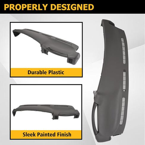 غطاء لوحة القيادة العلوي Kuafu متوافق مع 1999-2006 Chevy Chevrolet Silverado Avalanche Suburban Tahoe GMC Sierra Yukon XL CAPBOARK in Saudi Arabia