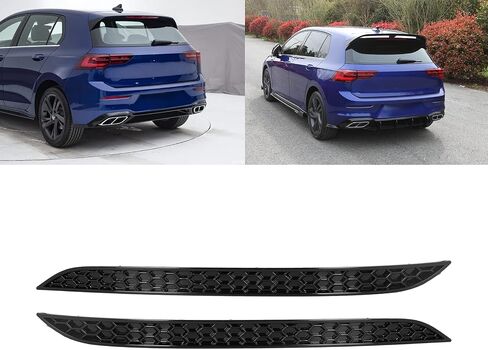 Reflector Insert Gloss Replacement for MK8 Standard 2021+ Left Right Rear Bumper Reflector Set Fit Easy Installation OEM Upgrade in Saudi Arabia