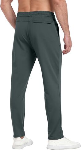 3 Pack Men's Workout Sweatpants with Pockets,Athletic Gym Tapered Joggers Pants for Men Running Pants in Saudi Arabia