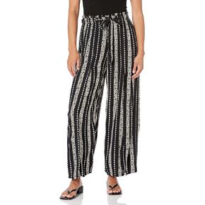 Angie Women's Tie Waist Pants with Slits