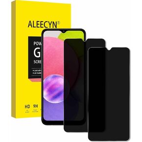 (عبوتان) متوافق مع واقي شاشة الخصوصية Samsung Galaxy A03، طبقة زجاجية مقسى مضادة للتجسس، صلابة 9H HD، حواف منحنية 2.5D، مضادة للخدش، خالية من الفقاعات، واقي شاشة من الزجاج المقسى لهاتف Samsung Galaxy A03 in Kuwait