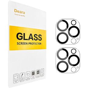 Deara Camera Lens Protector for iPhone 12 Pro [6.1 Inch] 2 Pack Case Friendly Tempered Glass [9H Hardness] - HD [Does not Affect Night Shots] 3D Full Coverage