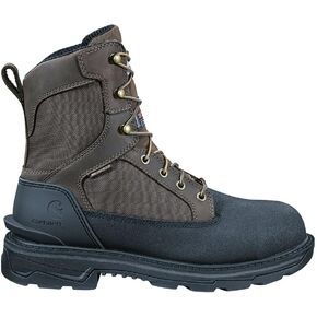 Carhartt Men's Ironwood Waterproof Insulated 8" Alloy Toe Work Boot