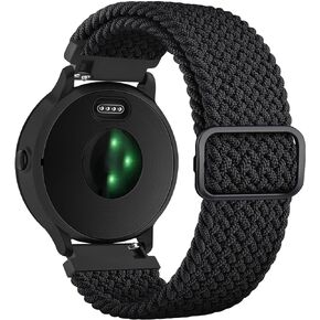 Vancle Braided Solo Loop Band for Amazfit GTR 4 / GTR 3 Pro / GTR 3 / GTR 2e / GTR 2 / GTR 47mm Smart Watch, 22mm Quick Release Stainless Steel Replacement Wristband Strap for Amazfit Bip 5 Bands Women Men