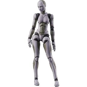 TOA Heavy Industries: Synthetic Human Female 1:12 Scale Action Figure, Multicolor