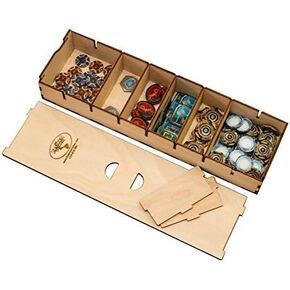 The Broken Token Long Bits Box for Sleeved Card Game Organizer