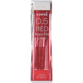 Mechanical Pencil Lead NanoDia Color Red 0.5mm 20leads