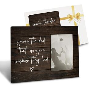 Step Dad Gifts,Step Dad Gifts from Daughter,Dad 4x6 Picture Frame,Stepped Up Dad Gifts,Gifts for Step Dad,Step Stepped Up Dad Picture Frames