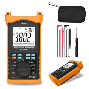 BTMETER Professional Multimeter 6688T, 6000 Count Industrial Electrical Tester Measure 2000V AC/DC Voltage, Current Frequency Ohm Capacitance, Peak Min/Max, Low Pass Filter, LOZ, Continuity