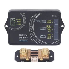 Battery Monitor, Bluetooth Battery Capacity Tester, 100A 0‑120V Voltmeter Ammeter Testing Tool, Wireless Battery Multimeter for Measuring Volt Ampere, Power, Capacity, Time, Watt Hour