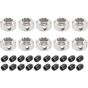 uxcell 10PCS RC Airplane Plane Landing Gear Wheel Stop 5.1mm Shaft Hole Dia.