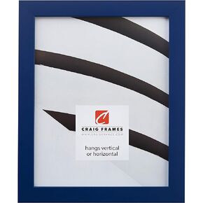 Craig Frames Confetti, Modern Blue Picture Frame, 11 x 17 Inch