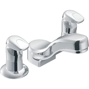 Moen 8889 Commercial M-Press Widespread Metering Lavatory Faucet .5 gpm, Chrome