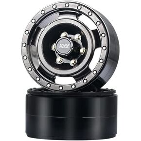 KYX Racing Aluminum Alloy 1.9" Wheel Rims Upgrades Parts Accessories for 1/10 RC Crawler Car Axial SCX10 II 90046 SCX10 III UTB10 TRX4 TRX6