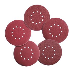 9-Inch 10-Hole Hook and Loop Sanding Discs 20PCS, 80/100/120/180/240