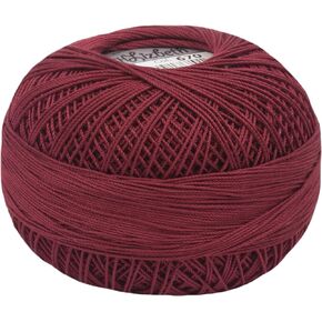 Handy Hands HH40-670 Lizbeth Cordonnet Cotton Size 40-Victorian Red