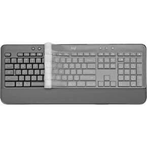 Keyboard Cover for Logitech Signature K650 Bluetooth Wireless Keyboard - Transparent Silicone Keyboard Protector Skin