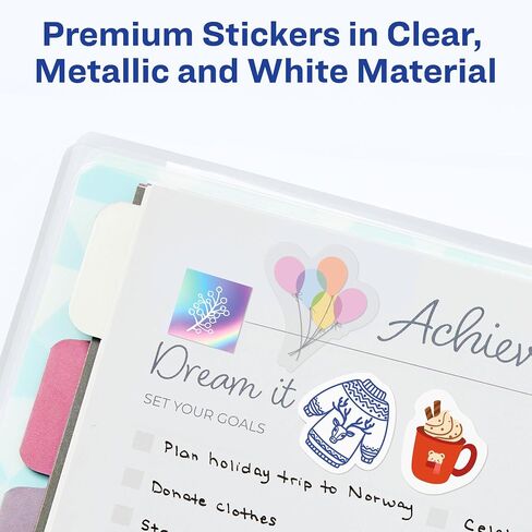 Avery Planner Stickers Variety Pack, 30 Sheets of Stickers, Set of 1,656 Productivity Stickers for Your Planner, Journal or Calendar (6785) in Saudi Arabia