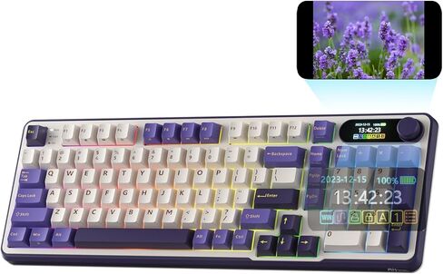 RK ROYAL KLUDGE S98 Wireless Mechanical Keyboard w/Smart Display & Knob in Kuwait