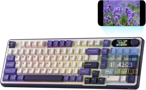 RK ROYAL KLUDGE S98 Wireless Mechanical Keyboard w/Smart Display & Knob in Kuwait