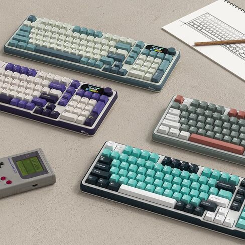 RK ROYAL KLUDGE S98 Wireless Mechanical Keyboard w/Smart Display & Knob in Kuwait