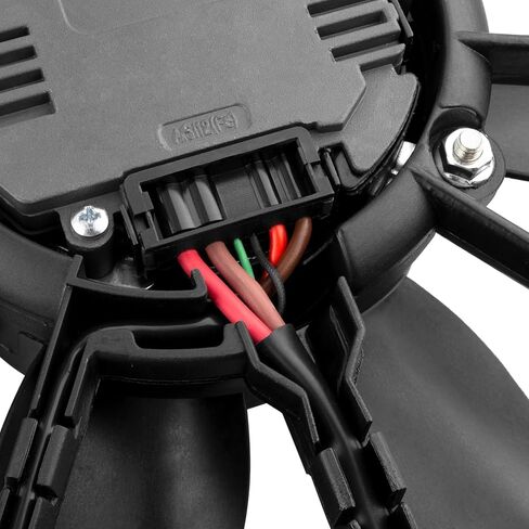 Engine Radiator Cooling Fan Assembly Fit for Volkswagen Beetle/Passat 2012-2013，Golf 2010-2013, Jetta 2005-2013, Rabbit 2012-2013 Replace# 1K0959455DH 1K0959455ET in Kuwait