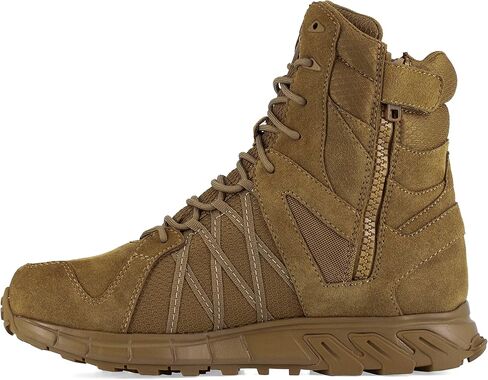 Reebok Men's Rb3462 8" Tactical Boot with Side Zipper Coyote Military in Saudi Arabia