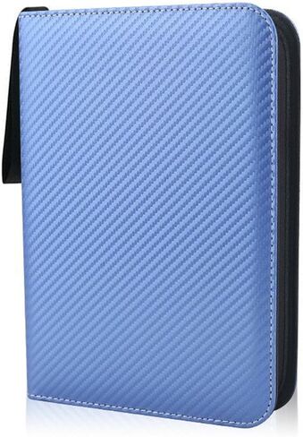 Card Binder 9 Pocket, 900 Double Sided Pocket PU Premium Card Book, Sturdy Collection Binder, Collector Album for TCG CCG Card Storage and Organisation (Black) in Saudi Arabia