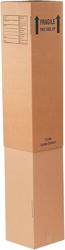 Aviditi INNERLAMP Corrugated Cardboard Box 12" L x 12" W x 46" H, Kraft, for Shipping, Packing and Moving (Pack of 15) in Saudi Arabia