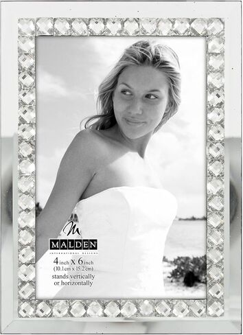 إطار صورة مرآة مالدن إنترناشيونال ديزاينز مالدن بريليانس جويل، 4x6، معكوس in Kuwait