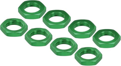 MECCANIXITY Aluminum 17mm RC Wheel Nut Thread M12x1.0mm Hex Wheel Nuts RC Wheel Nut for 1/8 RC Model Car Trucks Off Road Car Upgraded Parts Pack of 8(Black) in Kuwait