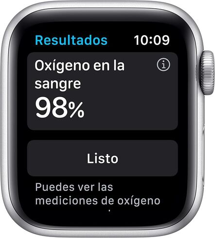 Apple Watch Series 6 (GPS + Cellular, 40mm) - Silver Aluminum Case with White Sport Band (Renewed) in Saudi Arabia