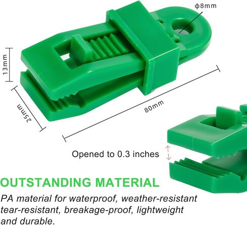 Tarp Clips Heavy Duty Lock Grip,Tarp Clamps for Cover Awnings, Outdoor Camping, Caravan Canopies, Car Covers … in Saudi Arabia