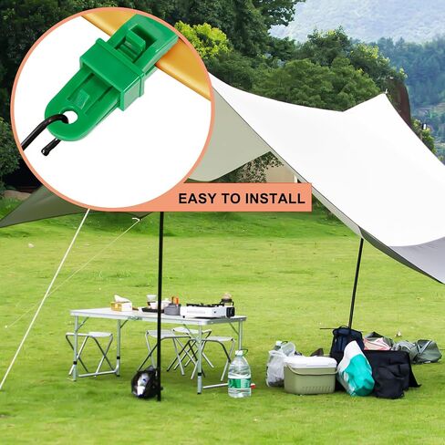 Tarp Clips Heavy Duty Lock Grip,Tarp Clamps for Cover Awnings, Outdoor Camping, Caravan Canopies, Car Covers … in Saudi Arabia