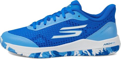 Skechers Go Train Arch Fit Viper Court Pro - Pickleball Blue/White 5 B (M) in Saudi Arabia