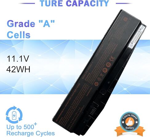 بطارية كمبيوتر محمول N850BAT-6 متوافقة مع CLEVO N870 N870HK Z6-KP Z6-KP5GT Z7M-KP Z7M-KP7G1 T58-T1 T6TI Series 6-87-N850S-6E7 6-87-N850S-6E71 11.1V 62Wh in Kuwait