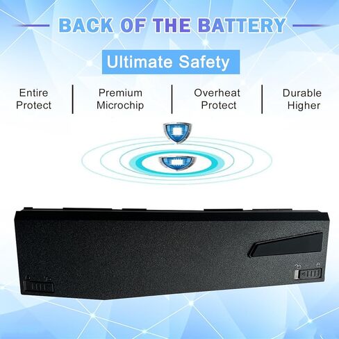 بطارية كمبيوتر محمول N850BAT-6 متوافقة مع CLEVO N870 N870HK Z6-KP Z6-KP5GT Z7M-KP Z7M-KP7G1 T58-T1 T6TI Series 6-87-N850S-6E7 6-87-N850S-6E71 11.1V 62Wh in Kuwait