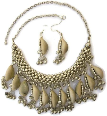 قلادة مهرجان الغجر الهبي بوليوود نمط المختنق هدية ملحق الجدة in Kuwait