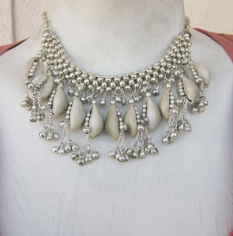 قلادة مهرجان الغجر الهبي بوليوود نمط المختنق هدية ملحق الجدة in Kuwait