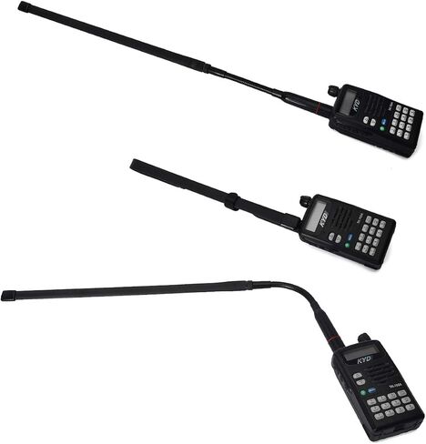 HYS CS Tactical SMA Male Antenna Dual Band VHF/UHF 2m/70cm 18.7inch Foldable Antenna with Gooseneck for TYT MD-UV380 YAESU VX-6R Kenwood Retevis RT82 RT3 Two-Way Radio in Saudi Arabia