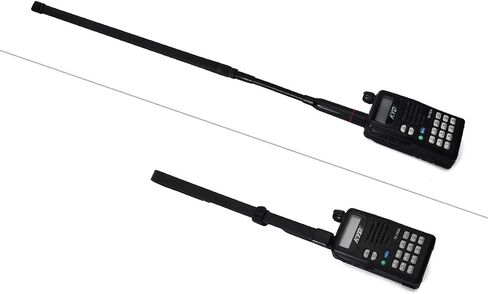 HYS CS Tactical SMA Male Antenna Dual Band VHF/UHF 2m/70cm 18.7inch Foldable Antenna with Gooseneck for TYT MD-UV380 YAESU VX-6R Kenwood Retevis RT82 RT3 Two-Way Radio in Saudi Arabia